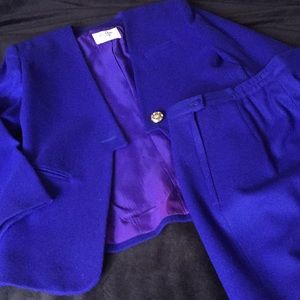 NWOT Vintage Royal / Cobalt blue suite